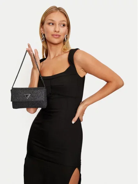 Geantă de mână Guess negru