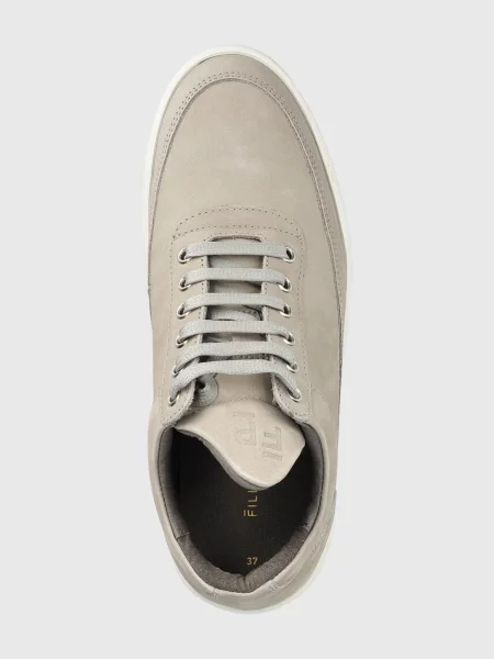 Замшевые кроссовки Filling Pieces бежевые