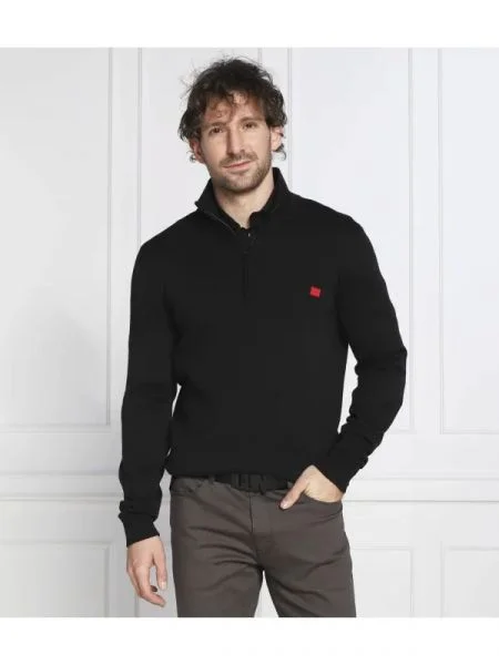 HUGO Pulover San Quintus-C negru