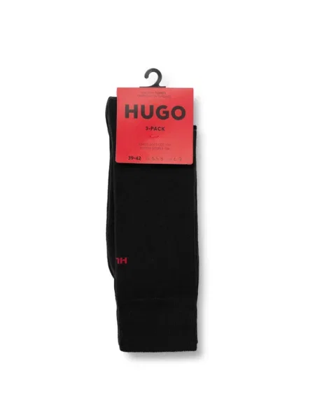 HUGO Șosete lungi negru