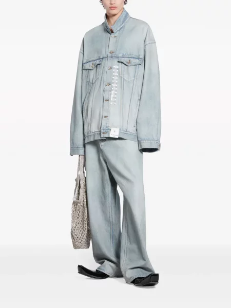 Džinsinė striukė Balenciaga mėlyna