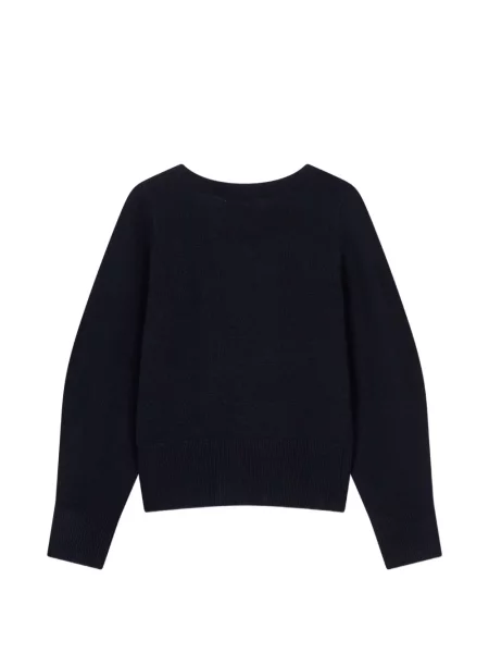 Cardigan Tomboy asimetric albastru