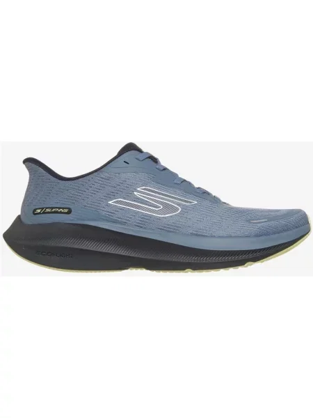 Buty do biegania Skechers Slip-ins AERO PULSE szaroczarny limonkowy 40 niebieski