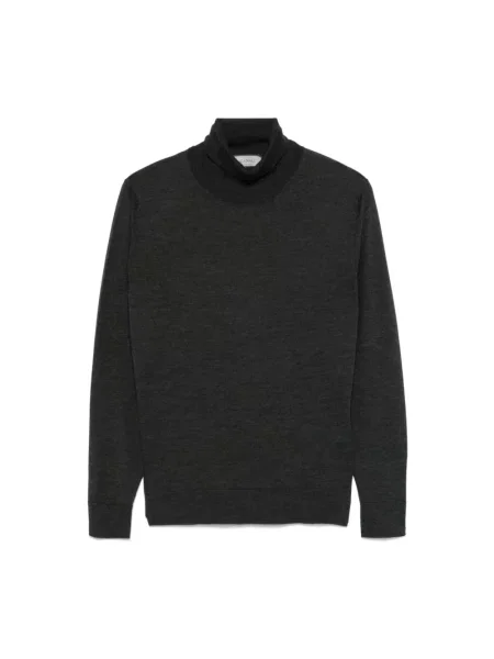 Golf Canali z kaszmiru ze stójką szary