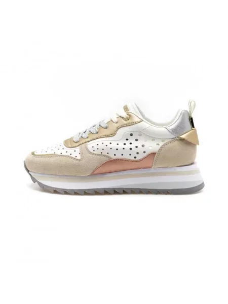 Sneakersy Apepazza skórzane beżowe