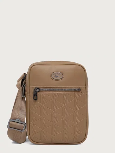 Lacoste geantă mică bej