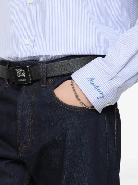 Prugasta košulja Burberry plava