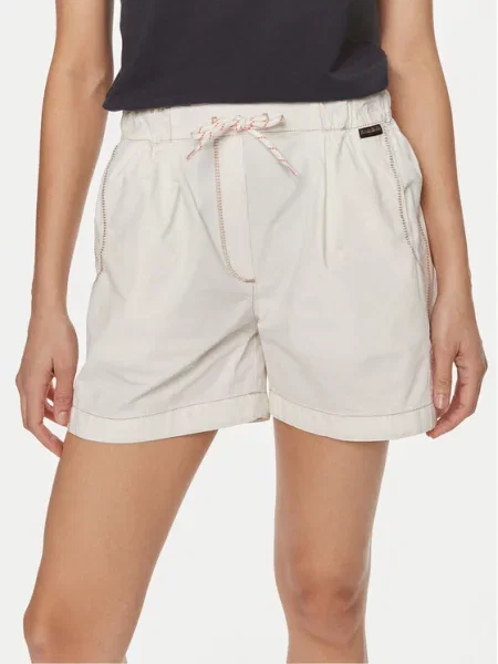 Napapijri Szorty materiałowe Aberdeen Écru