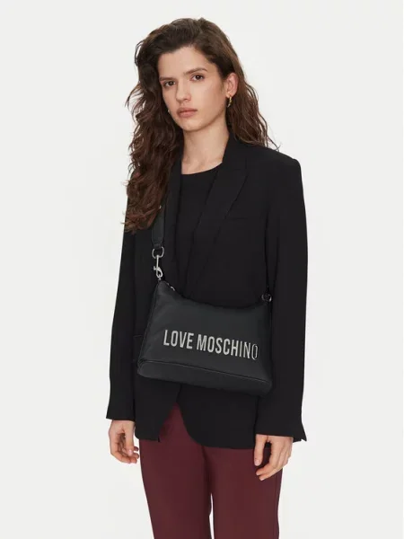 Torebka Love Moschino z autografem czarna