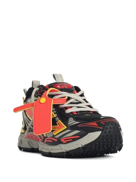 Sneakerși Off-white din piele alb