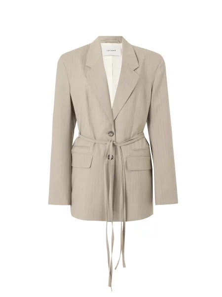 IVY OAK Blézer JOCELYN ANN taupe fekete