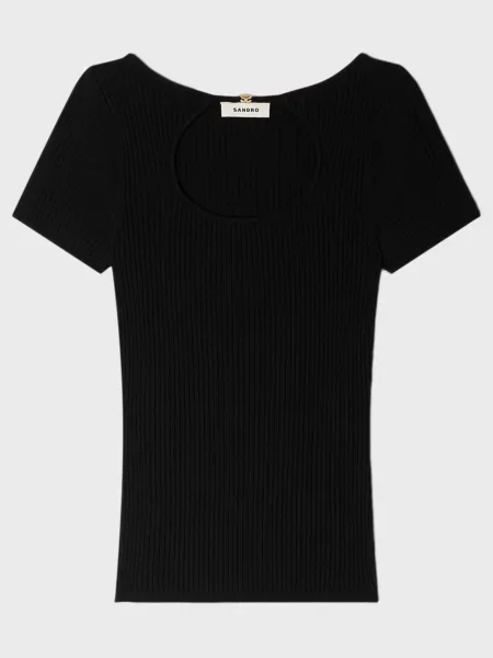 Топ Sandro чорний