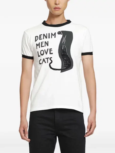 Tricou Kapital cu imagine alb