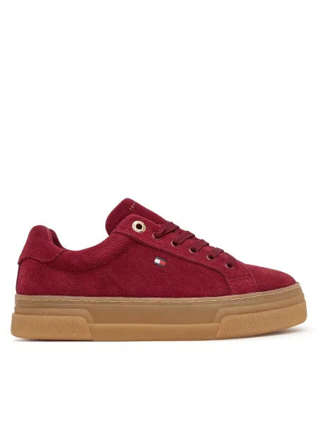 Superge Tommy Hilfiger Jade S Bordo rdeča