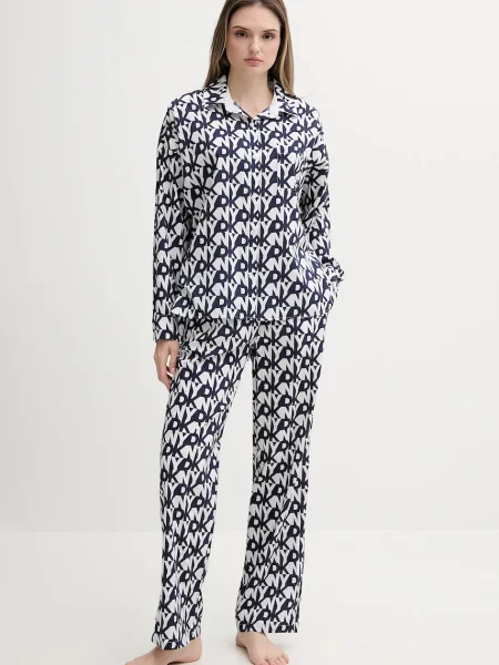 Пижама Dkny дамска от тъмносиньо