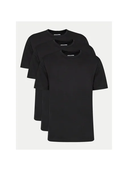 Jack&Jones 3 db póló Under Standard Fit fekete