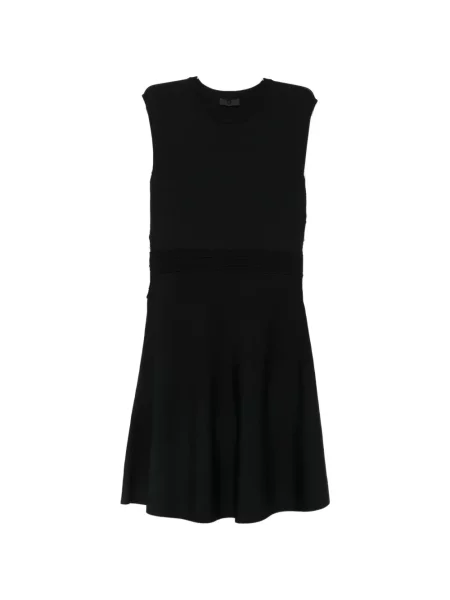 Rochie mini Liu Jo fără mâneci din dantelă negru