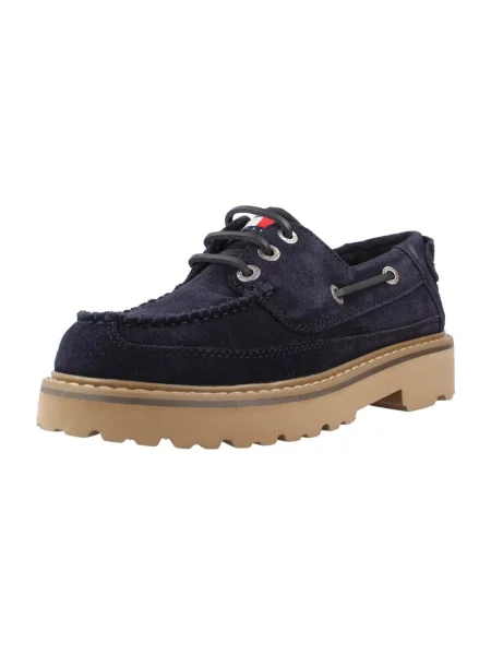 Mokasíny Tommy Jeans modrá