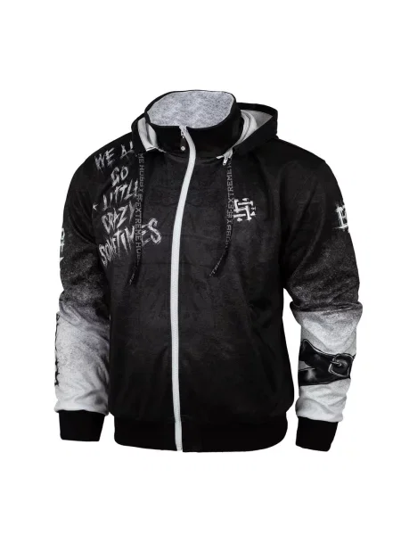 Bluza sportowa EXTREME HOBBY PSYCHO CLOWN czarna