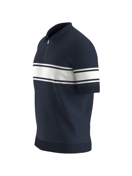 Tricou polo Hugo cu imagine albastru