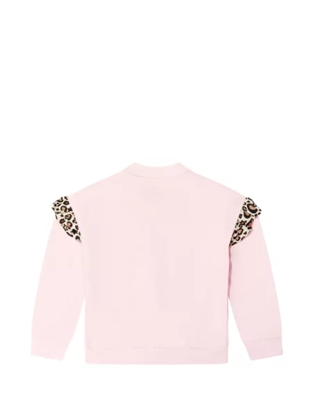 Bluza rozpinana dziecięca Guess różowa
