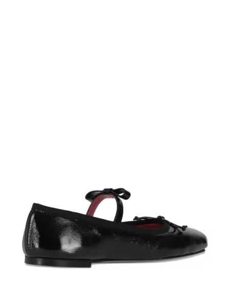 Klasické baleríny Vivetta s mašlí na ramínka černé