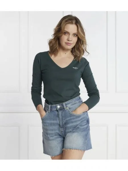 Pepe Jeans London Bluză CORINE verde