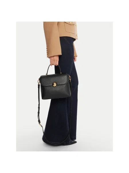 Furla Kožna torba Furla crna