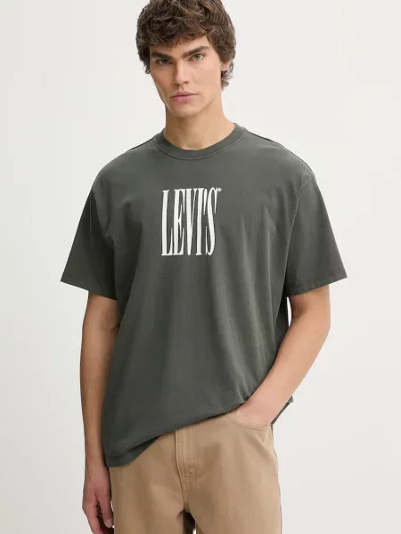 Tričko Levi's VINTAGE FIT GRAPHIC zelená