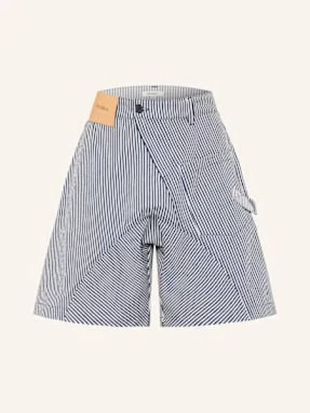Jw Anderson Šortky Regular Fit bílá/ tmavě modrá bílé