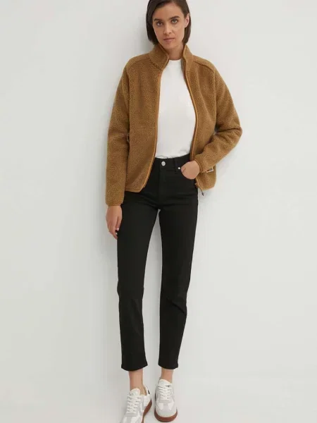 Flis pulover Fjallraven Vardag Pile rjava