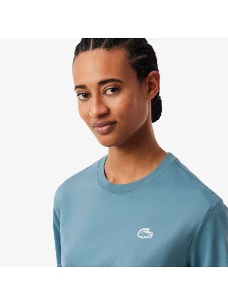 Футболка Lacoste голубая