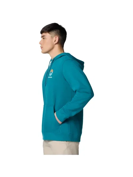 Hanorac cu glugă Columbia verde