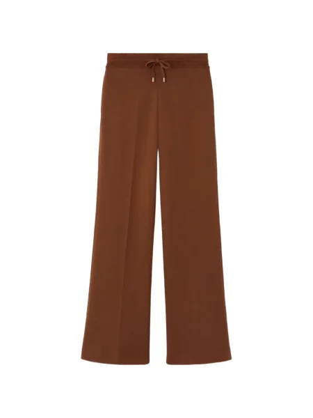 Pantaloni Loro Piana cu cordon maro