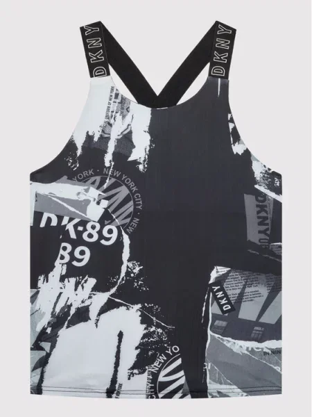 Dětské top Dkny černý
