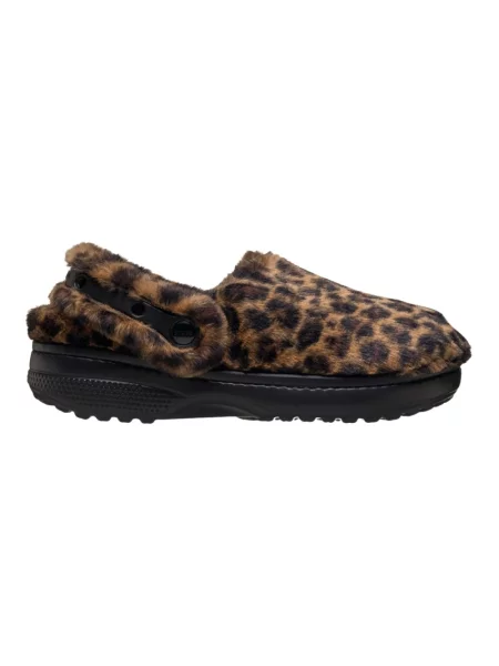 Futro Crocs klasyczne ze sztucznego futra brązowe