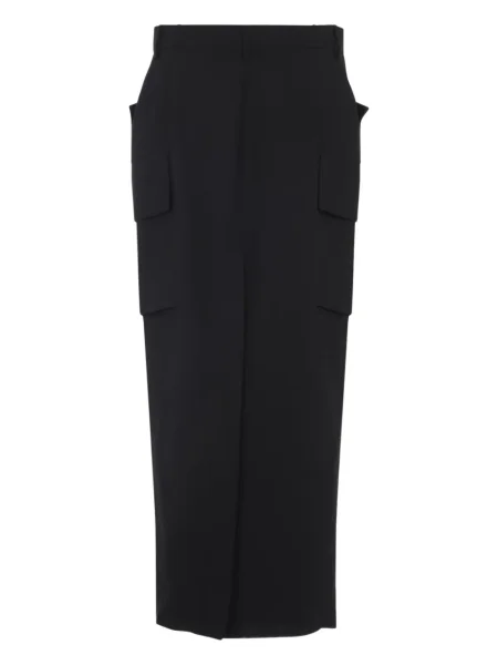 Fustă Rick Owens de lână negru