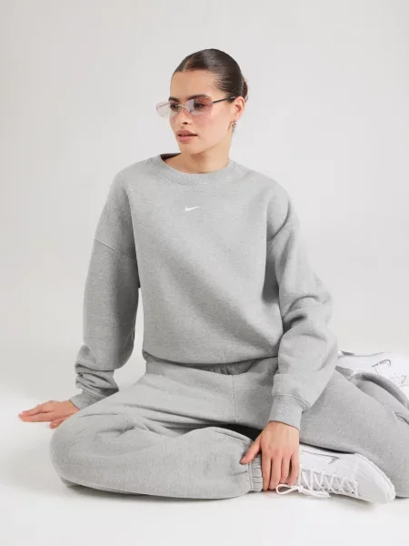 Nike Sportswear Mikina Studio melírovaná sivá