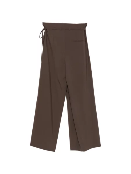 Pantaloni Alysi plic maro