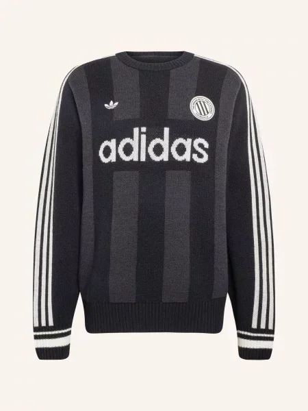 Adidas Originals Svetry Gfx černá / tmavě šedá bílá