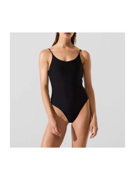 Costum de baie Karl Lagerfeld negru