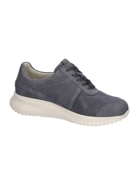Sneakersy Waldläufer skórzane niebieskie