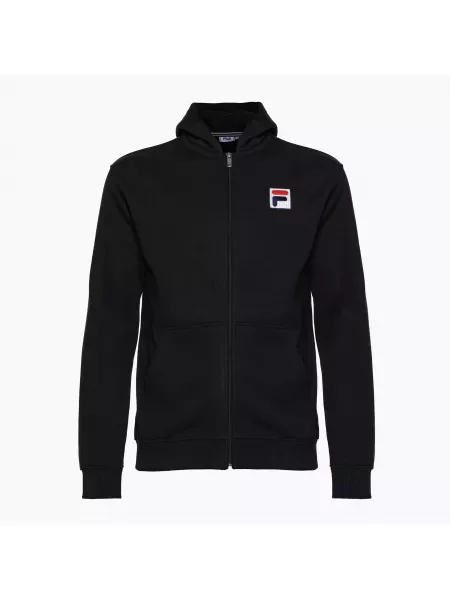 Bluza FILA Bergede Loose Fit Zip Hoody black czarna