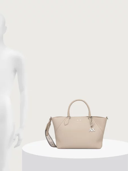 ARMANI EXCHANGE Shopper táska krém bézs