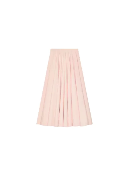 Długa spódnica maxi Givenchy dzwony różowa