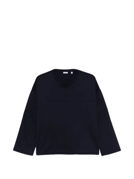 Top Aspesi cu decolteu în U albastru