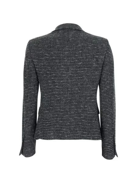 Geacă Tagliatore din tweed gri
