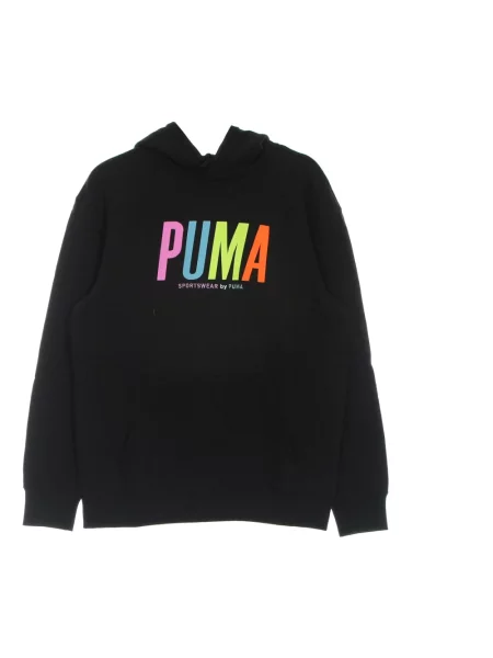 Sweter Puma z kapturem czarny