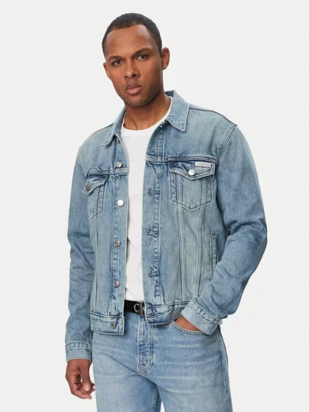 Calvin Klein Jeans Geacă de blugi Classic albastru
