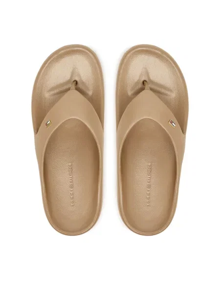 Tommy Hilfiger Джапанки Pearlized бежов